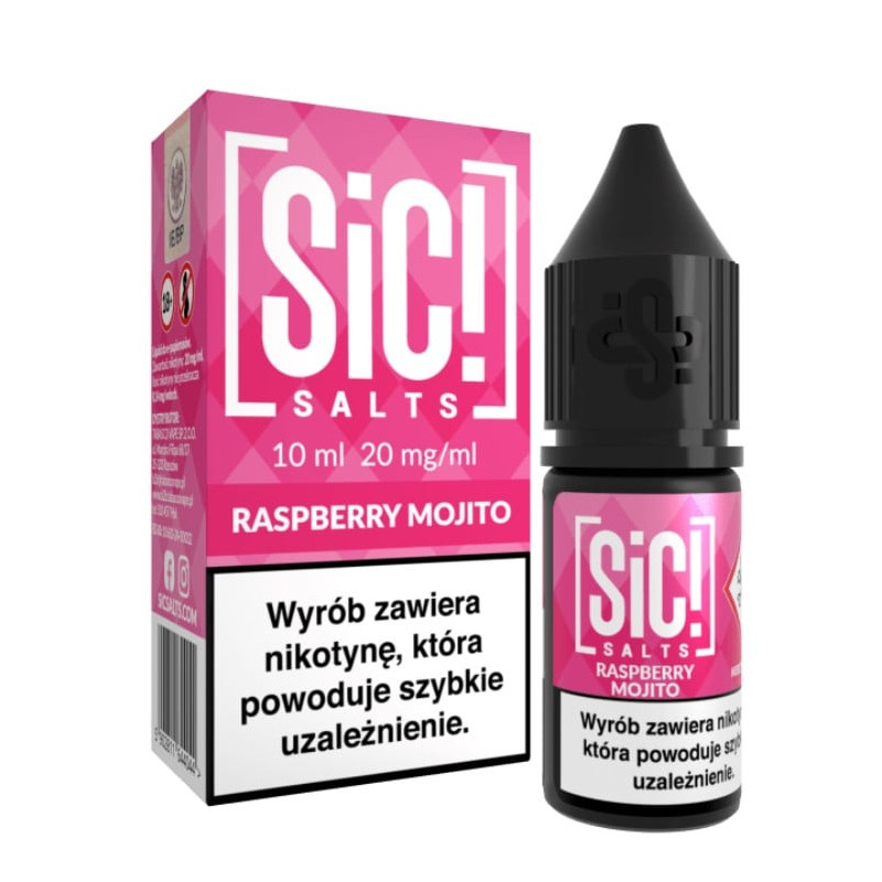Liquid SIC! Salts 10ml 20mg Raspberry Mojito