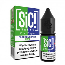 Liquid SIC! Salts 10ml 20mg Blackcurrant Lime