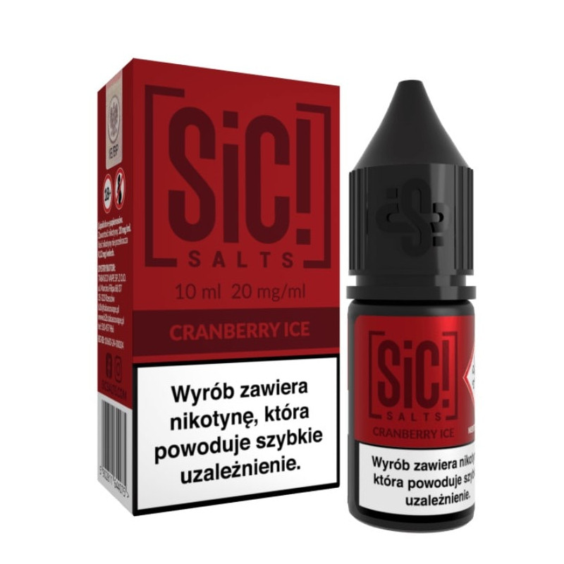 Liquid SIC! Salts 10ml 20mg Cranberry Ice