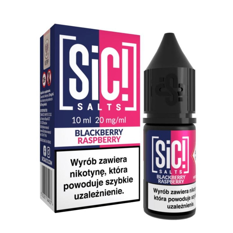 Liquid SIC! Salts 10ml 20mg Blackberry Raspberry