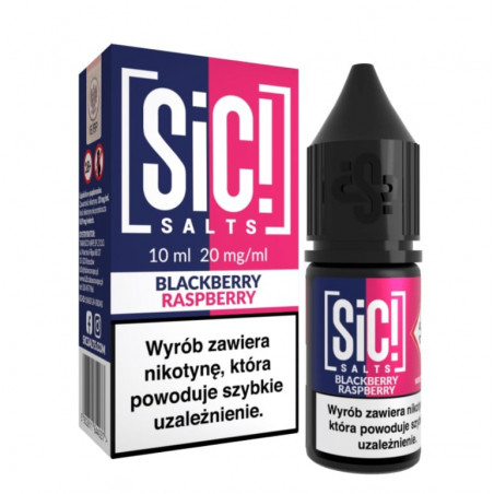 Liquid SIC! Salts 10ml 20mg Blackberry Raspberry