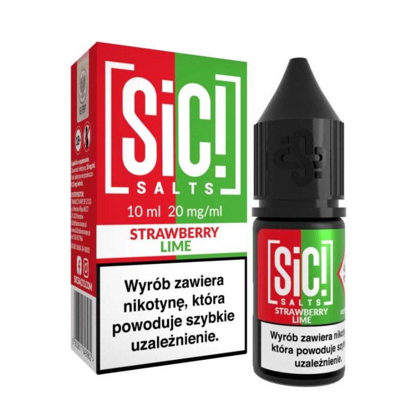 Liquid SIC! Salts 10ml 20mg Strawberry Lime
