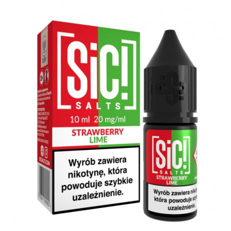 Liquid SIC! Salts 10ml 20mg Strawberry Lime