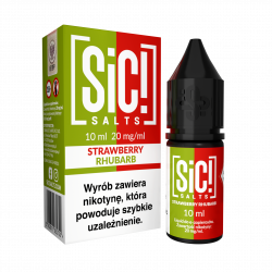 Liquid SIC! Salts 10ml 20mg Strawberry Rhubarb