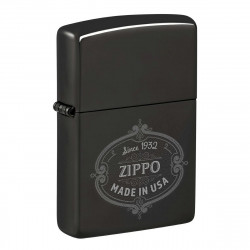 ZIPPO - BLACK ZIPPO DESIGN