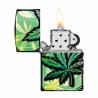 ZIPPO - GLOWING CANNABIS MATTE