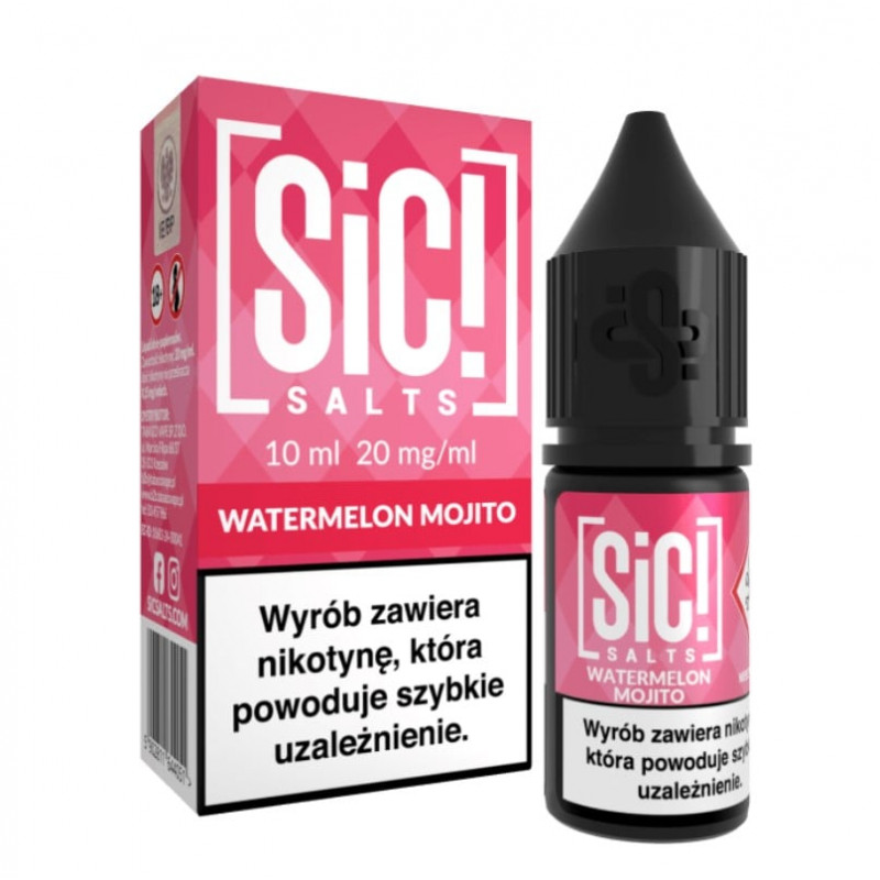 Liquid SIC! Salts 10ml 20mg Watermelon Mojito