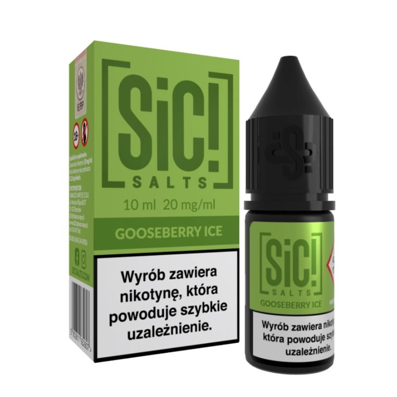 Liquid SIC! Salts 10ml 20mg Gooseberry Ice