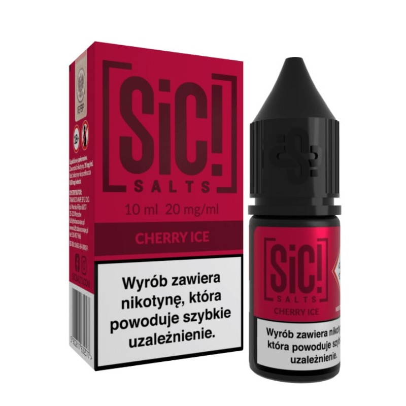 Liquid SIC! Salts 10ml 20mg Cherry Ice
