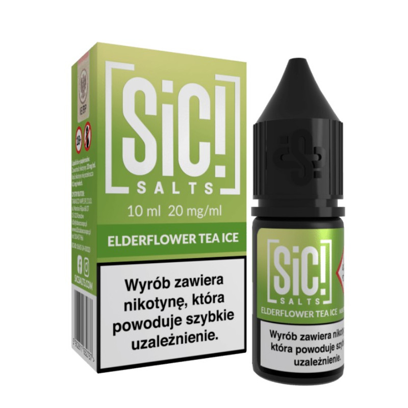 Liquid SIC! Salts 10ml 20mg Elderflower Tea Ice