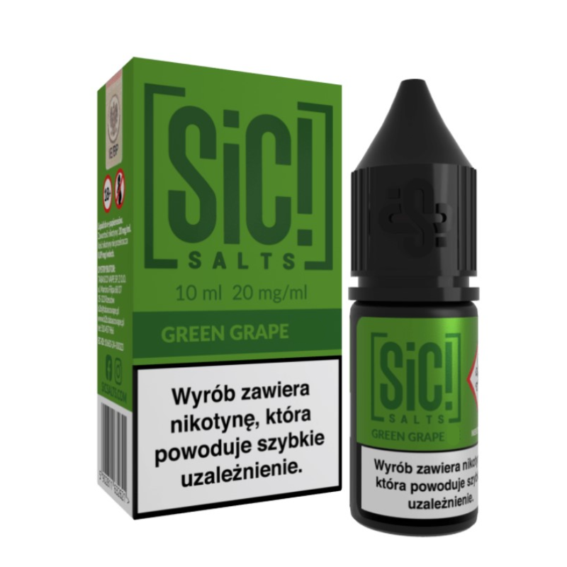Liquid SIC! Salts 10ml 20mg Green Grape