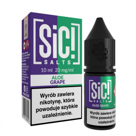 Liquid SIC! Salts 10ml 20mg Aloe Grape
