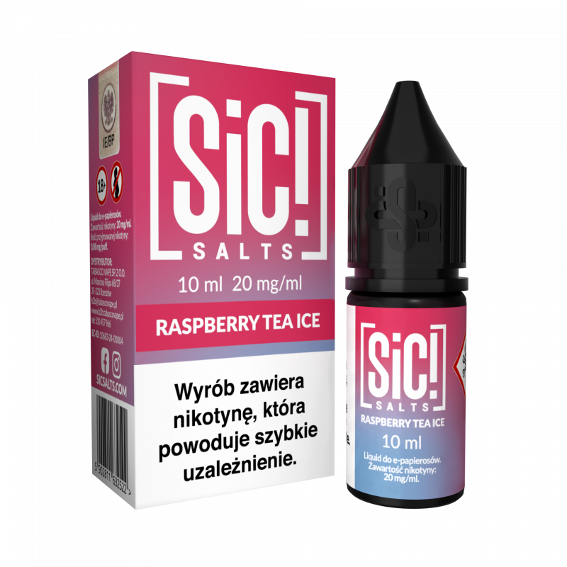 Liquid SIC! Salts 10ml 20mg Raspberry Tea Ice