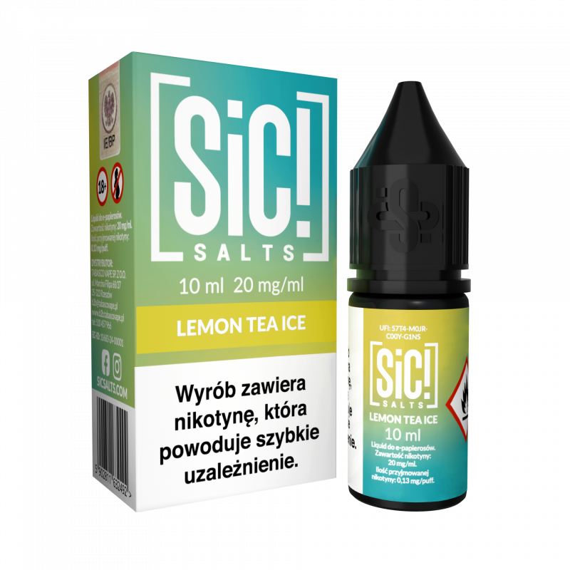 Liquid SIC! Salts 10ml 20mg Lemon Tea Ice