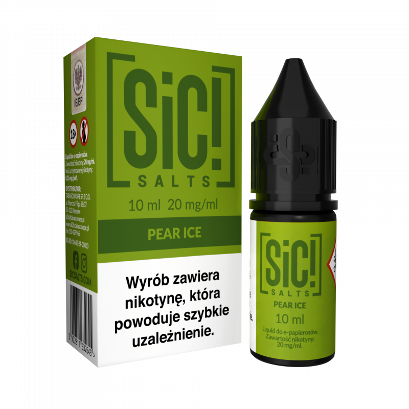 Liquid SIC! Salts 10ml 20mg Pear Ice