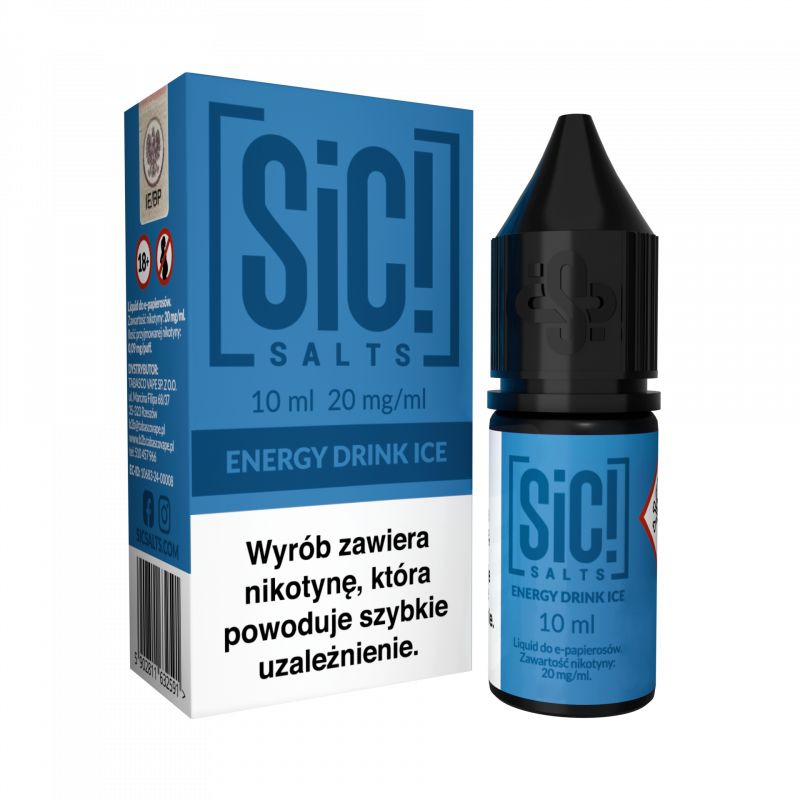 Liquid SIC! Salts 10ml 20mg Energy Drink Ice