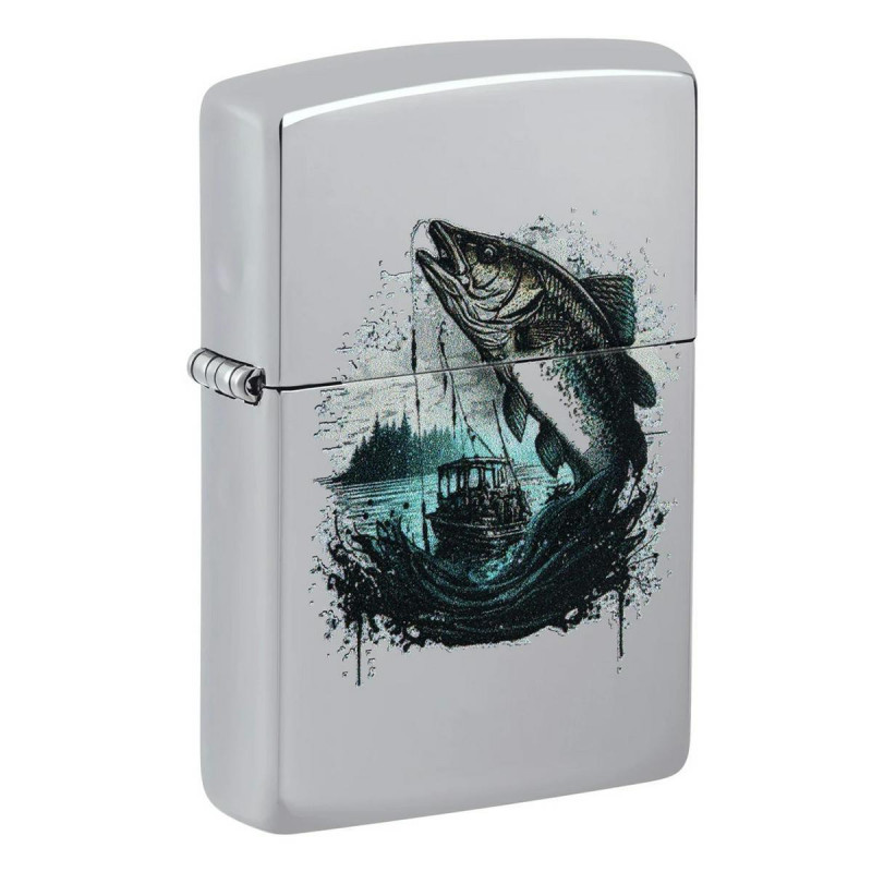 ZIPPO - FISH AND BOAT