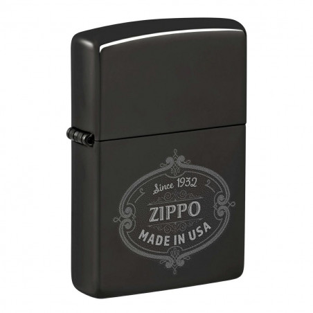 ZIPPO - BLACK ZIPPO DESIGN