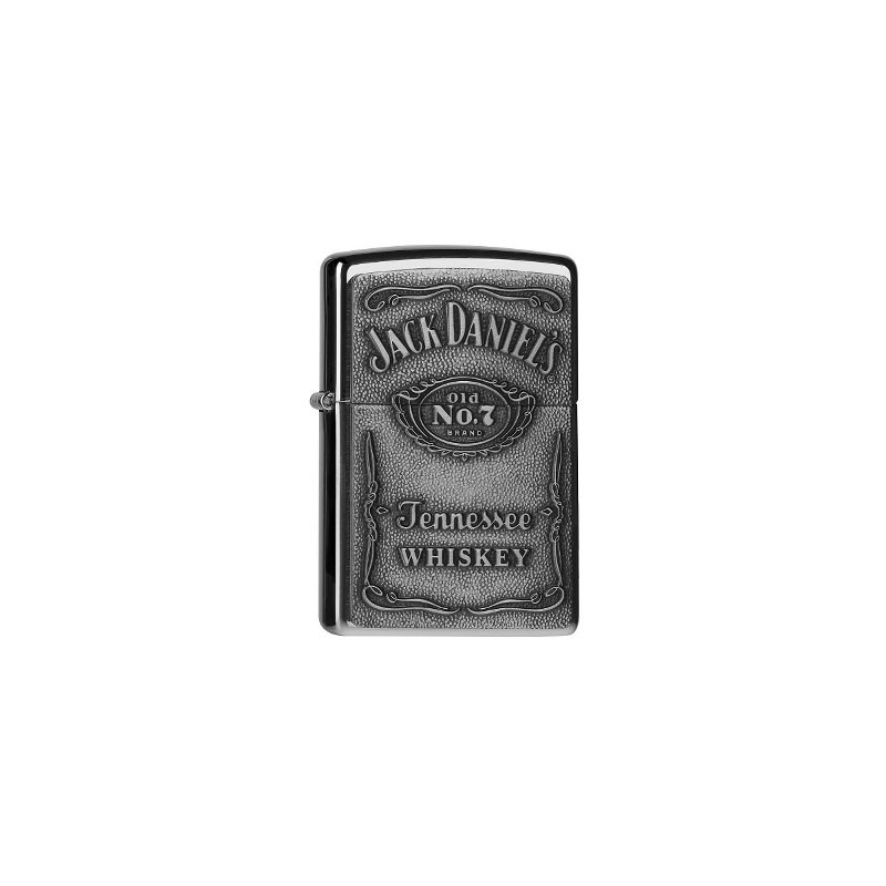 ZIPPO - JACK DANIELS LABEL CHROME