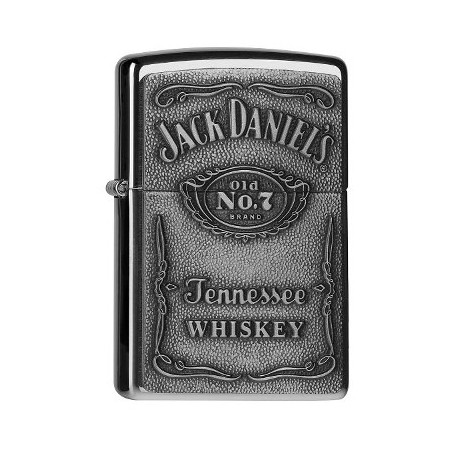 ZIPPO - JACK DANIELS LABEL CHROME