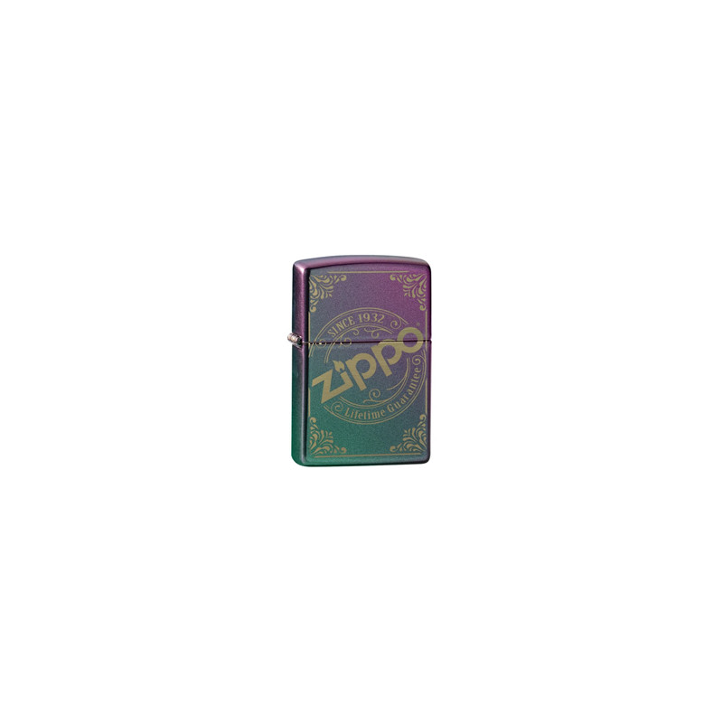 ZIPPO - LOGO IRIDESCENT LASER ENGRAVED