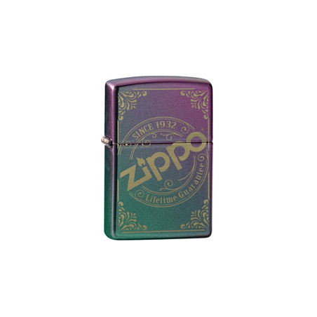 ZIPPO - LOGO IRIDESCENT LASER ENGRAVED