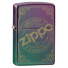 ZIPPO - LOGO IRIDESCENT LASER ENGRAVED